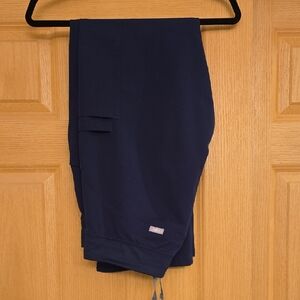 Womens Navy Cargo Scrub Pants -- Technical Collection